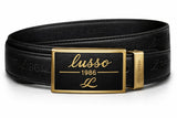 Monogram Statement Belt — Gold
